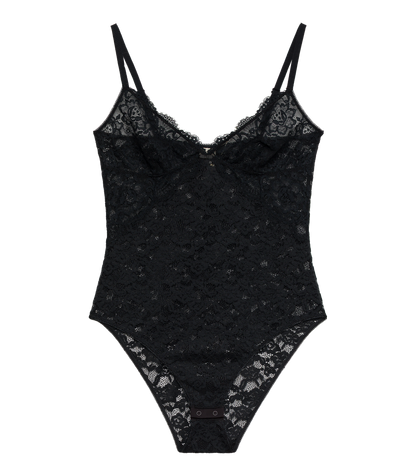 KASSIA BODYSUIT -- BLACK