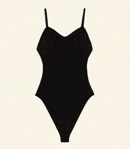 SIGRID BODYSUIT -- BLACK